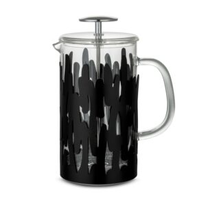 Barkoffee koffiezetter 8 kops - Alessi - Mat zwart