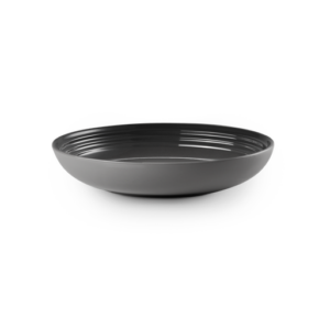 Aardewerk diep bord 22 cm - Le Creuset - Flintgrijs