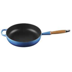 Sauteerpan gietijzer - Le Creuset Signature - Azureblauw