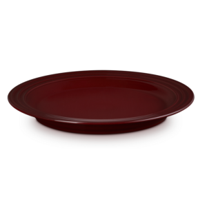 Aardewerk dinerbord 27 cm - Le Creuset - Rhone - Garnet