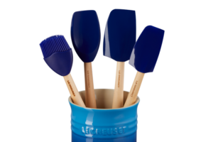 Premium spatelpot met 4 tools - Le Creuset - Azureblauw