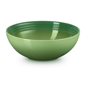 Aardewerk serveerbowl 24 cm - Le Creuset - Bamboo groen