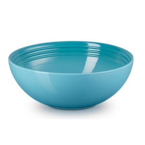 Aardewerk serveerbowl 24 cm - Le Creuset - Caribbean Blue