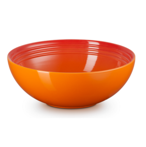 Aardewerk serveerbowl 24 cm - Le Creuset - Oranje