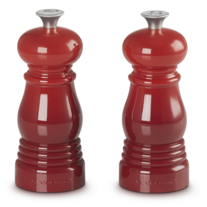 Acryl peper en zout molen set - Le Creuset - Kersenrood