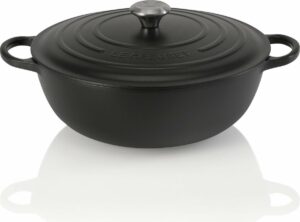 Braadpan Marmite - Le Creuset - 32 cm, Mat zwart