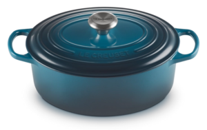 Braadpan 31 cm ovaal - Le Creuset Signature - Deep Teal