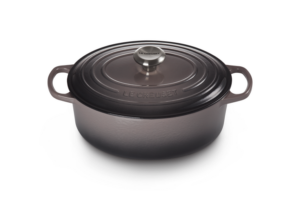 Braadpan gietijzer 29 cm ovaal - Le Creuset Signature - Flintgrijs