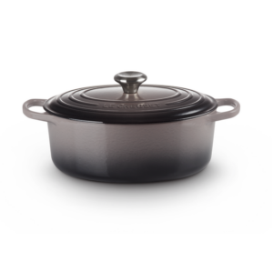 Braadpan gietijzer 29 cm ovaal - Le Creuset Signature - Flintgrijs