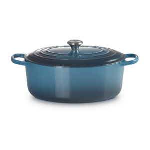 Braadpan 31 cm ovaal - Le Creuset Signature - Deep Teal