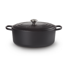 Braadpan gietijzer 35 cm ovaal - Le Creuset Signature - Mat zwart