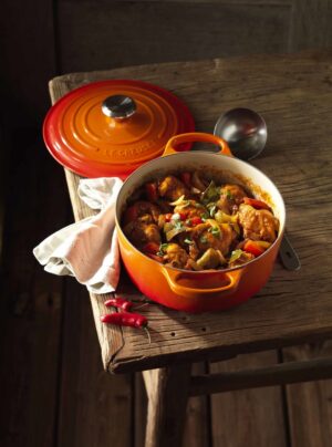 Braadpan gietijzer 20 cm rond - Le Creuset Signature - Oranje