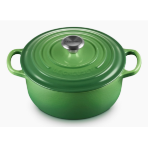 Braadpan gietijzer 24 cm rond - Le Creuset Signature - Bamboo groen