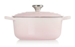 Braadpan gietijzer 20 cm rond - Le Creuset Signature - Shell Pink-Roze