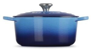 Le Creuset braadpan Signature rond 26 cm azureblauw