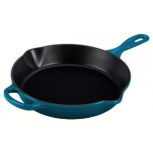 Diepe skillet gietijzer - Le Creuset - Deep Teal