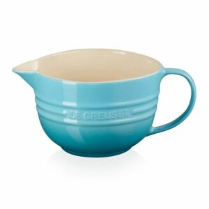 Kleine beslagkom aardewerk 2 ltr 12 x 17 cm - Le Creuset - Caribbean Blue