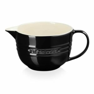 Kleine beslagkom aardewerk 2 ltr 12 x 17 cm - Le Creuset - Hoogglans zwart