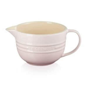 Kleine beslagkom aardewerk 2 ltr 12 x 17 cm - Le Creuset - Shell Pink