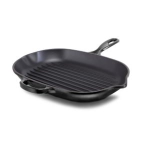 Ovale grillpan - Le Creuset - Mat zwart