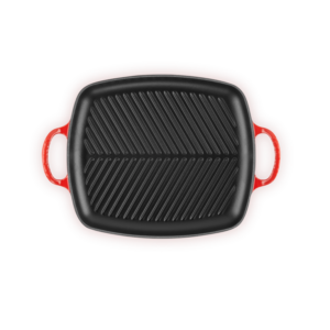 Rechthoekige grillplaat - Le Creuset - Kersenrood