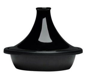 Tagine - tajine - Le Creuset - 31 cm, Hoogglans zwart