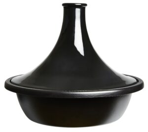 Tagine - tajine - Le Creuset - 35 cm, Hoogglans zwart