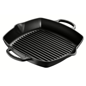 Vierkante diepe grillplaat - Le Creuset - Mat zwart