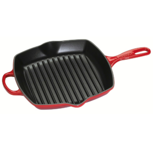 Vierkante grillpan - Le Creuset - Kersenrood