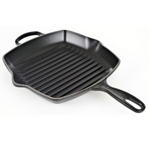 Vierkante grillpan - Le Creuset - Mat zwart