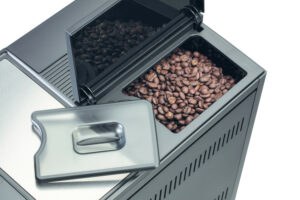 Koffiemachine Mat rvs met zwart - Nivona 825