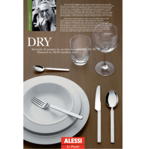 Tafel bestek Dry hoogglans/mat - Alessi - 24 delig Dry