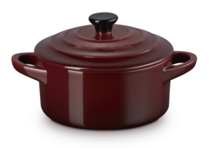 Mini braadpan aardewerk - Le Creuset - Rhone - Garnet