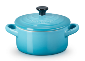 Mini braadpan aardewerk - Le Creuset - Caribbean Blue