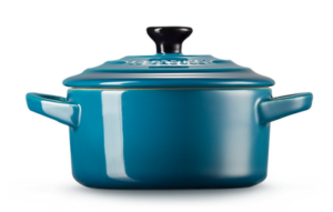 Mini braadpan aardewerk - Le Creuset - Deep Teal