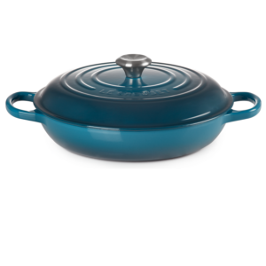 Braadpan Campagnard 30 cm - Le Creuset - Deep Teal