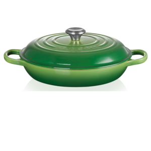 Braadpan Campagnard 30 cm - Le Creuset - Bamboo groen