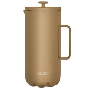 Dubbelwandige French Press koffiezetter - Scanpan - Brons kleur