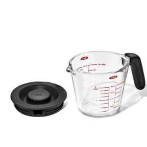 Oxo maatkan glas met deksel 500 ml