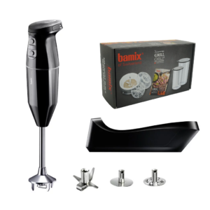 Staafmixer cordless - draadloos - Bamix - zwart BBQ box, Standaard