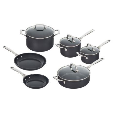 le creuset essential ceramic pannenset