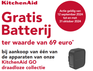 kitchenaid go draadloze hakmolen met batterij