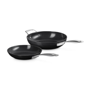 Le Creuset Essential Ceramic set koekenpan en sauteuse antikleef PFAS vrij