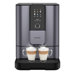 Nivona koffiemachine 8107 Pearl Blue kleur Chilled Brew functie + 4 kg koffiebonen t.w.v. €80,00