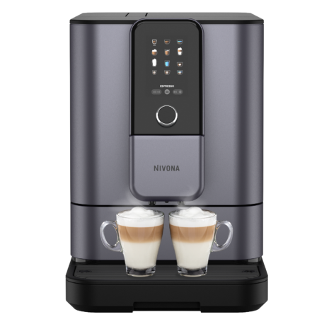 nivona koffiemachine 8107 pearl blue kleur chilled brew functie + 4 kg koffiebonen t.w.v. €72,00