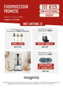 Magimix foodprocessor actie