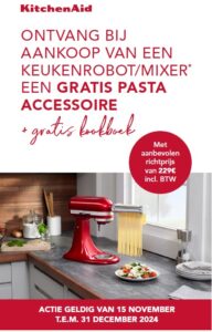 kitchenaid ksm185 actie