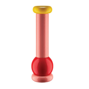 Zout - peper of kruiden molen - Alessi - 23 cm rood/roze/geel