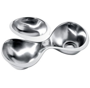 Alessi hors - d'oeuvre set 3 compartimenten Babyboop