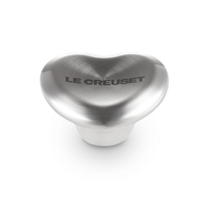 Le Creuset hartjes knop rvs origineel 4,7 cm